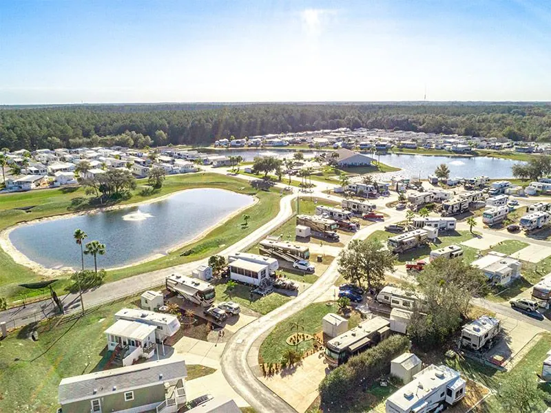 Three Lakes RV Resort property